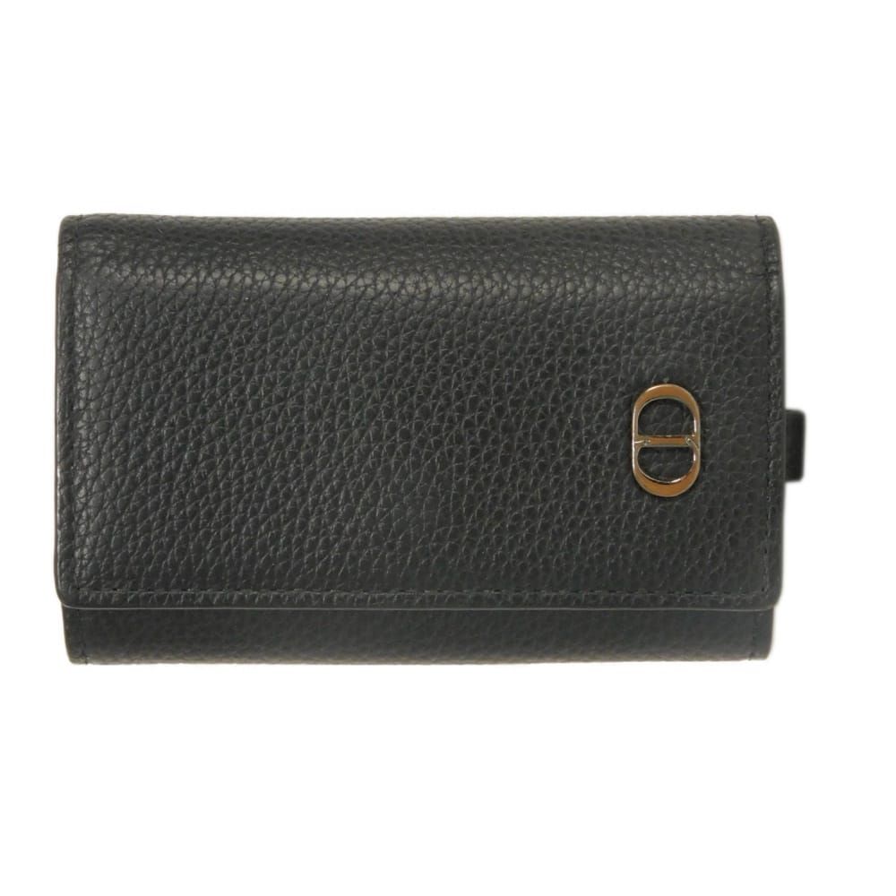 【新品未使用】Dior キーケース　CD Icon グレインドカーフスキン Dior ディオール CD ICON キーホルダー 現行 アイコン 6連 グレイン