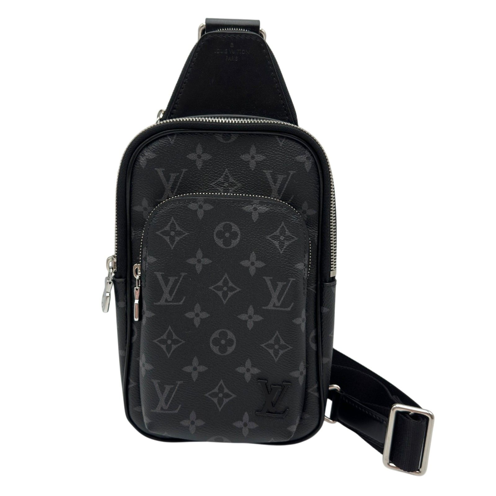 ルイ・ヴィトン LOUIS VUITTON アベニュー・スリングバッグPM M47137 モノグラム･エクリプス キャンバス メンズ メッセンジャーバッグ