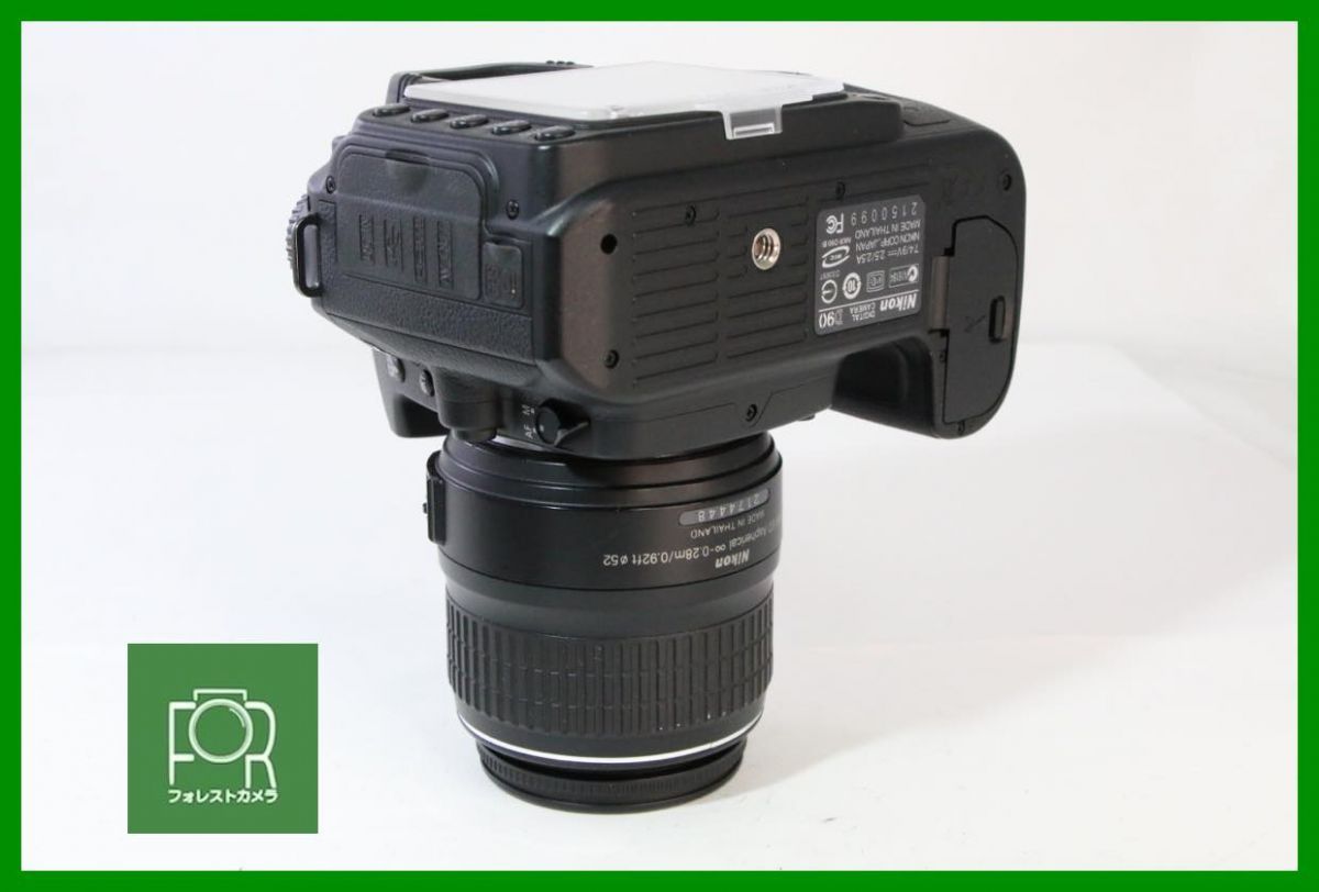 【動作保証・点検済】極上品■Nikon D90+AF-S 18-55mm G II■ショット数わずか3322回■バッテリー・チャージャー・16GB SDカード付■11866