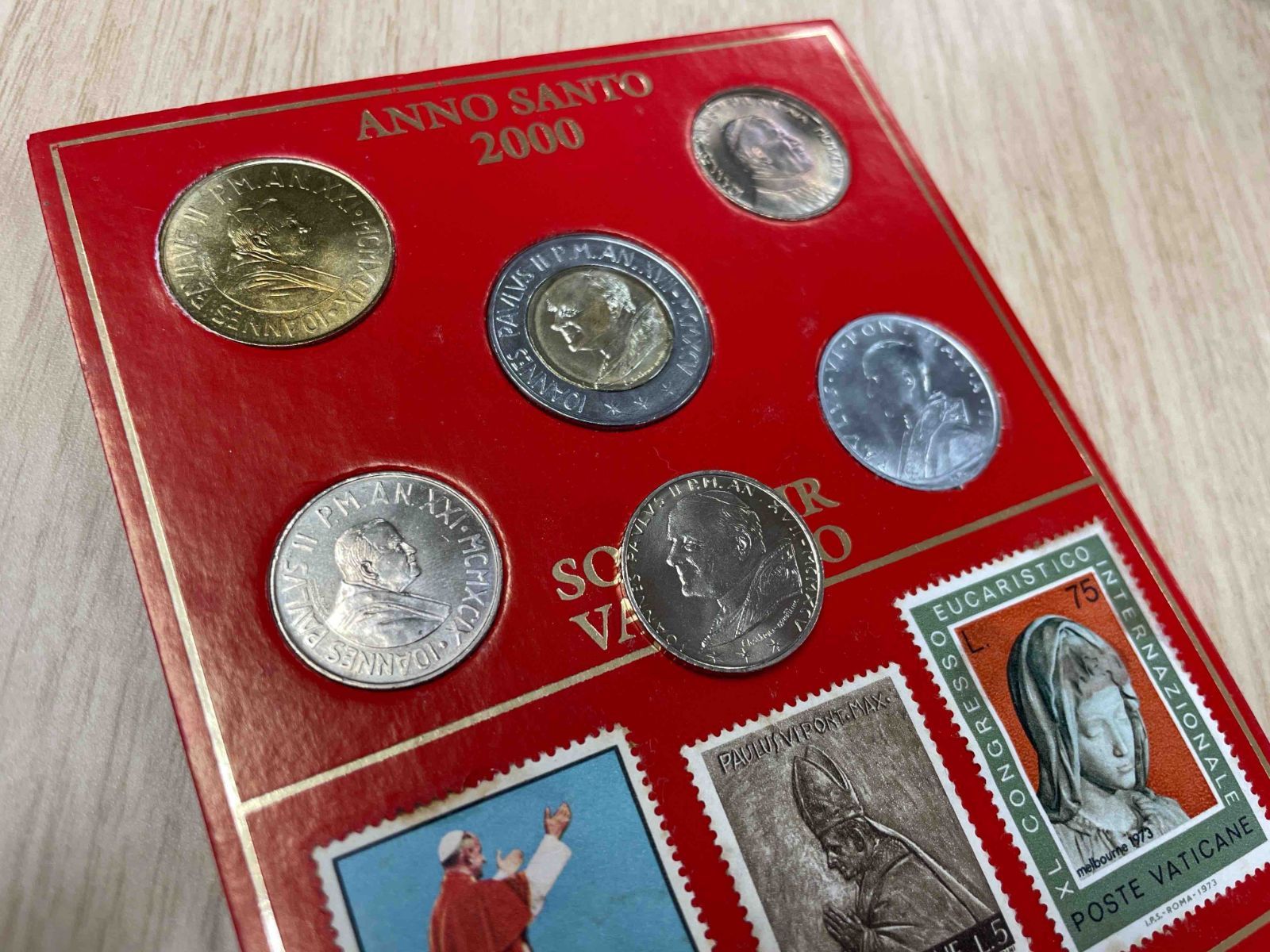 バチカン市国 2000年記念硬貨と切手セット ミレニアム スーベニア