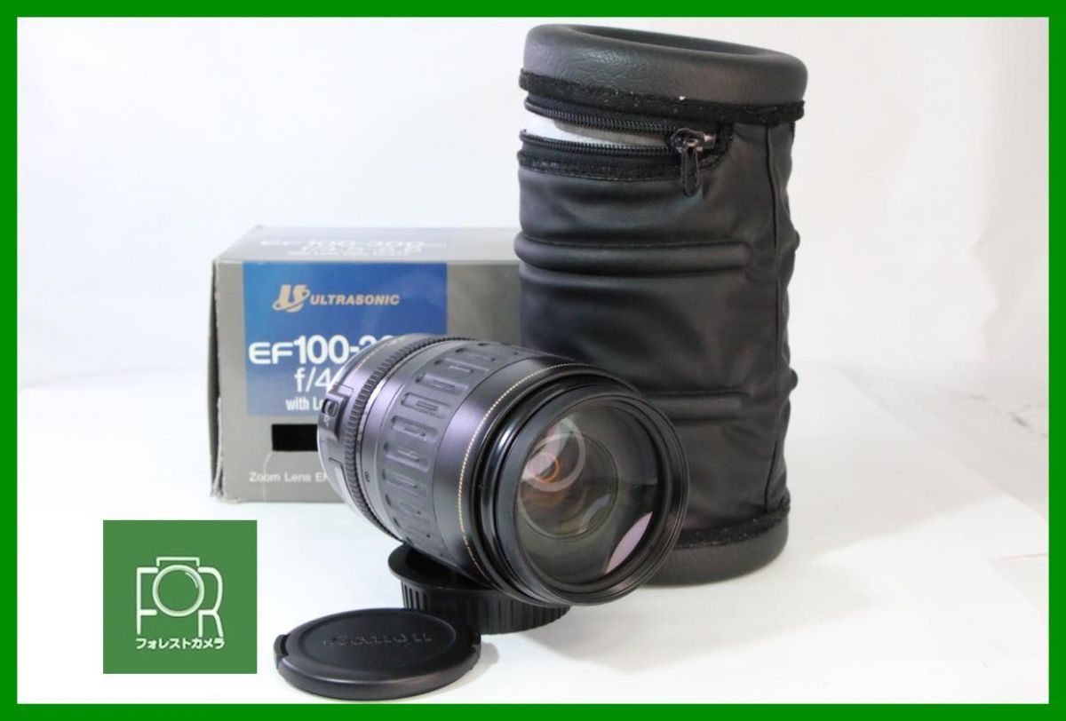 【動作保証・点検済】極上品■CANON ZOOM EF 100-300mm F4.5-5.6 USM■箱付き■3560