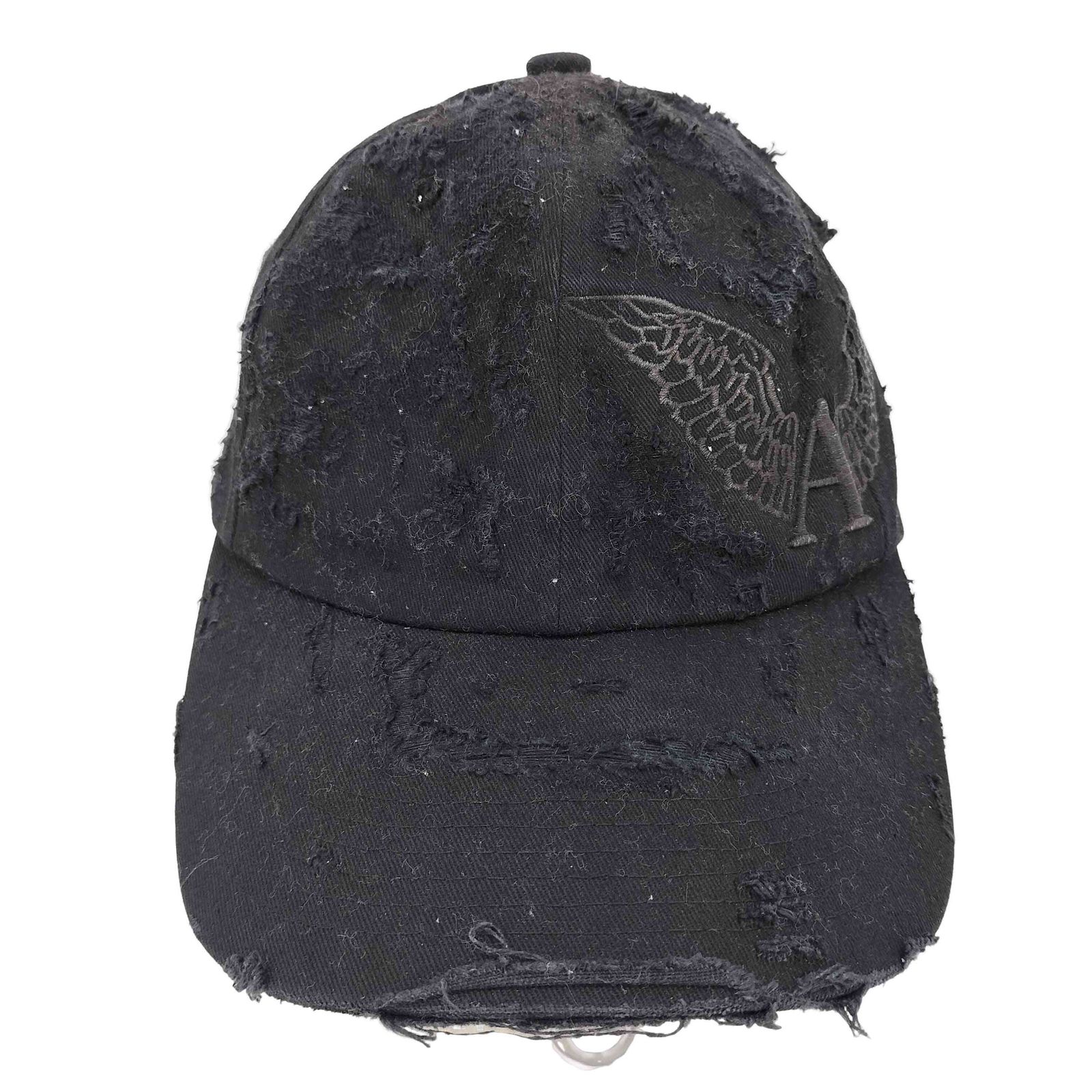 ユーズドフルギ USED古着 Alexander Digenova AD Logo Cap ダメージ加工 メンズ FREE