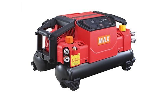 ★マックス(MAX) 高圧常圧兼用エアコンプレッサー AK-HL1310E2_レッド【岩槻店】