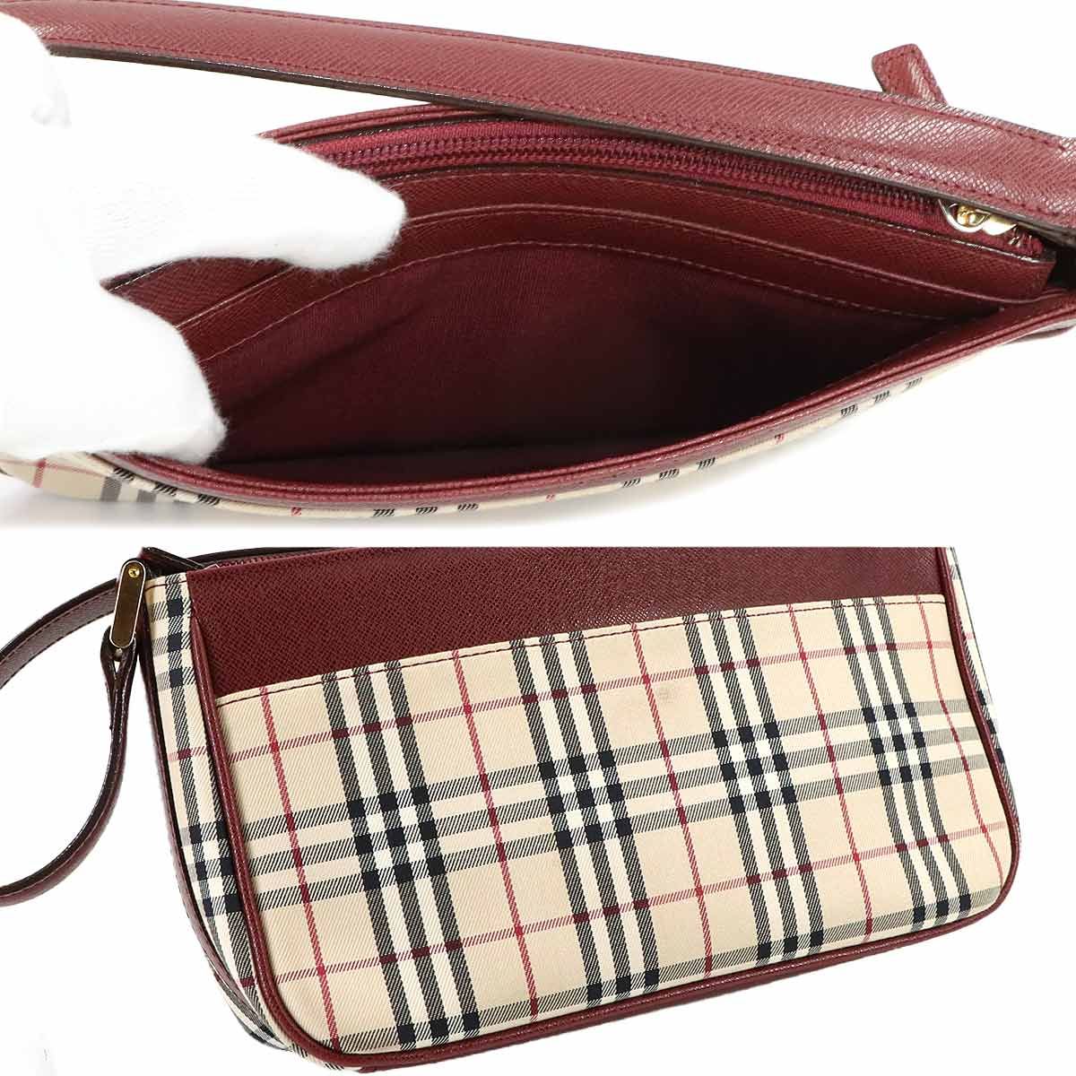 新品同様 バーバリー BURBERRY ノバチェック ワンショルダー バッグ