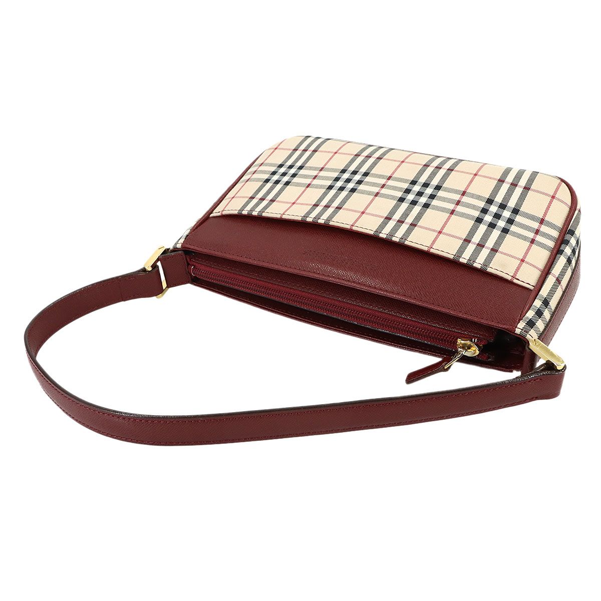 新品同様 バーバリー BURBERRY ノバチェック ワンショルダー バッグ 