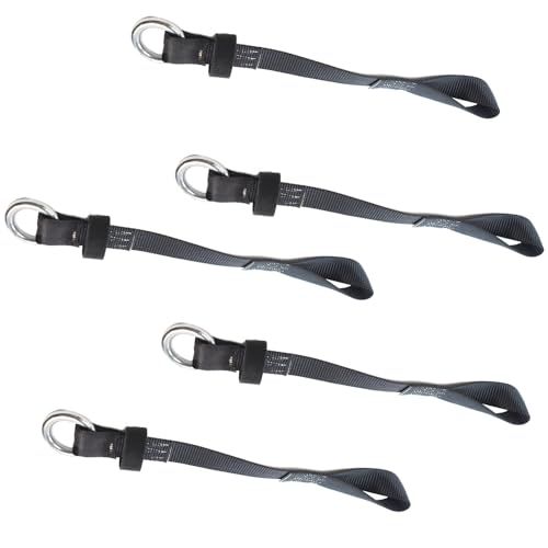 [Ulmior] ハーネス安全帯用連結ベルト 安全ブロック フルハーネス安全帯用連結ベルト 接続ストラップ ブロックリール連結ベルト 一般高所作業 5本セットwb c157bc3f