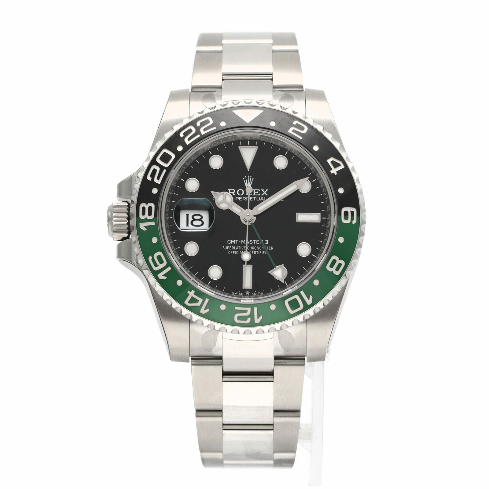 ■【新品】ロレックス 時計 GMTマスターⅡ 126720VTNR ブラック文字盤 オイスターブレス 自動巻き ROLEX
