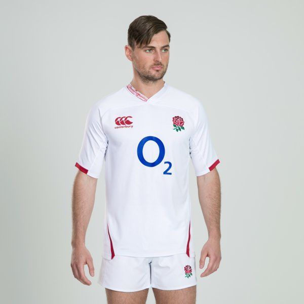 美品　レア　Canterbury ラグビー イングランド代表 ジャージ　O2 希少【新品】ラグビー イングランド代表ジャージ 2019 O2 プロ仕様