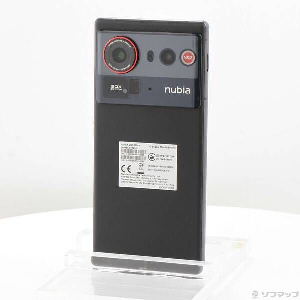 ソフマップ 〔中古品〕 nubia Z80 Ultra 512GB ブラック NX741J+GAN SIMフリー【258】