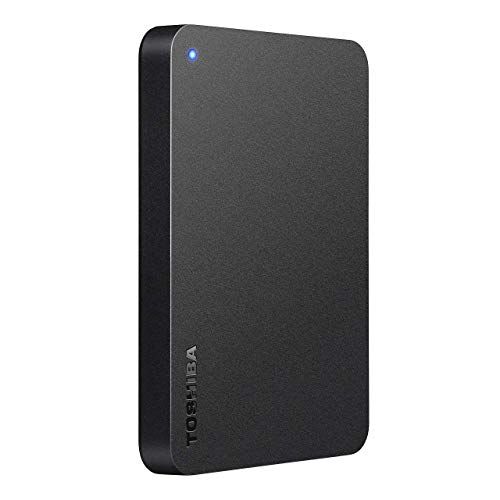 東芝 Canvio 1TB USB3.2(Gen1)対応 ポータブルHDD PC/TV対応 バッファローサポート 国内メーカー 故障予測 外付け Mac ブラック HD-TPA1U3-B/Nt