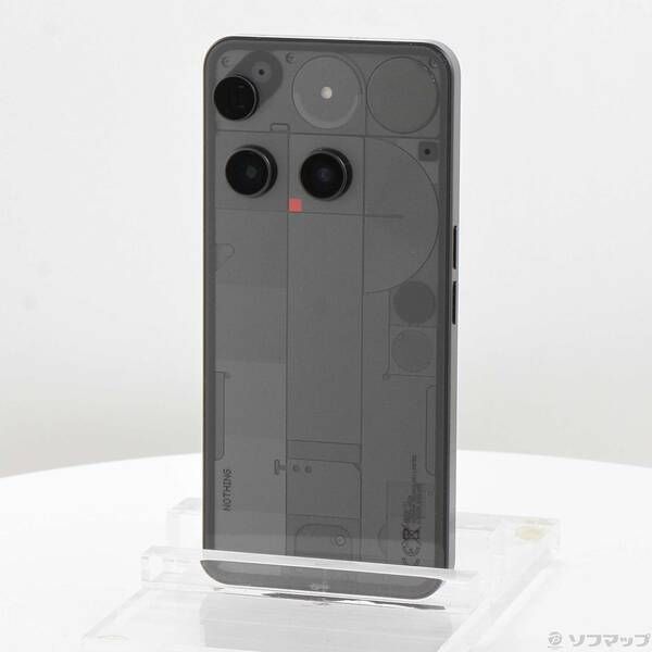 ソフマップ 〔中古品〕 Nothing Phone (3) 256GB ブラック NP3256 SIMフリー【276】