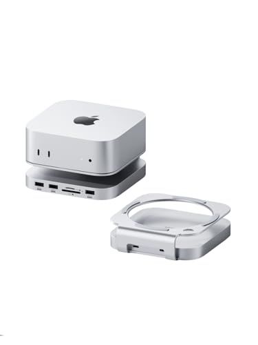 Hagibis Mac Mini M4 SSDスタンド ハブドック NVMe SSDケース内蔵 USB3.2 Gen2拡張 SDカードリーダー付き Mac mini M4用拡張スタンドt