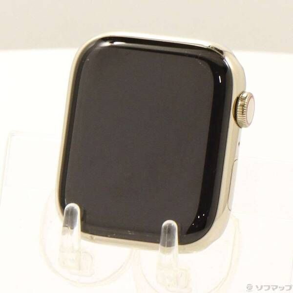ソフマップ 〔中古品〕 Apple Watch Series 7 GPS + Cellular 45mm ゴールドステンレススチールケース バンド無し【258】