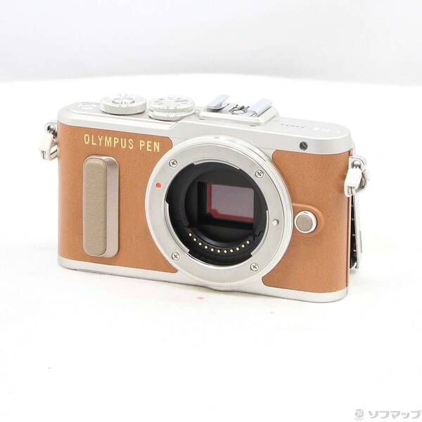 ソフマップ 〔中古品〕 PEN E-PL8 ボディ ブラウン【262】