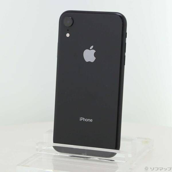 ソフマップ 〔中古品〕 iPhoneXR 64GB ブラック MT002J／A SIMフリー【352】
