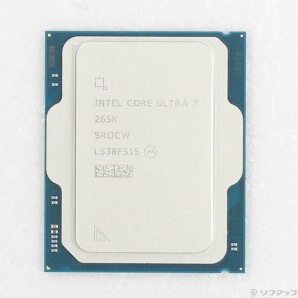 ソフマップ 〔未使用品〕 未使用品 Core Ultra 7 265K 〔3.9GHz／LGA 1851〕【344】