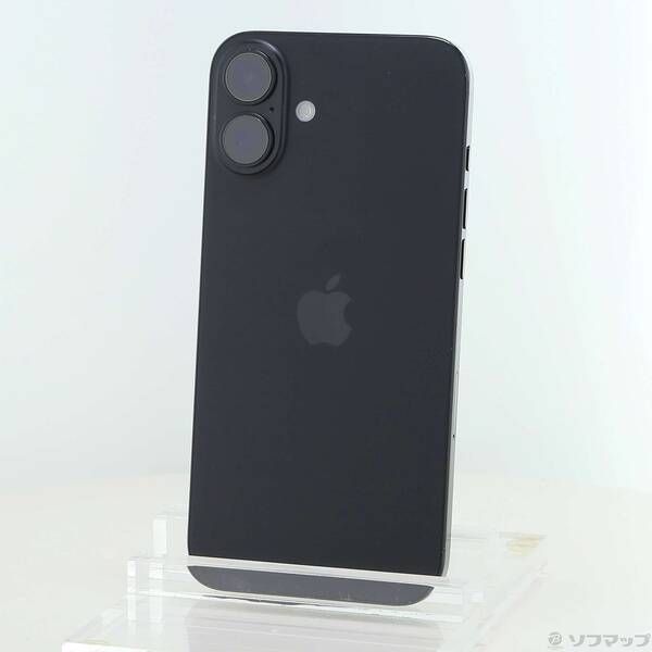 ソフマップ 〔中古品〕 iPhone16 Plus 128GB ブラック MXVA3J／A SIMフリー【258】
