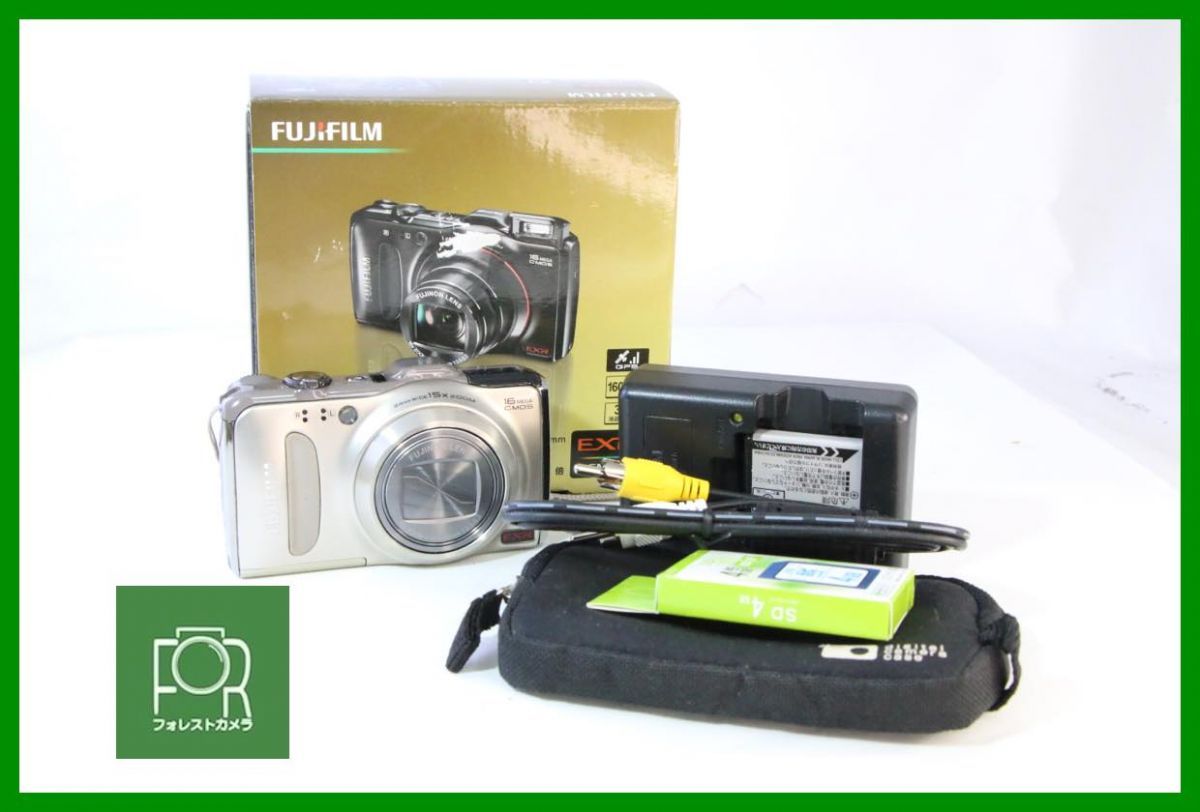 【動作保証・点検済】良品■到着後即使える■FUJIFILM FINEPIX F550 EXR■バッテリー・チャージャー・4GB SDカード・箱付き■AE116
