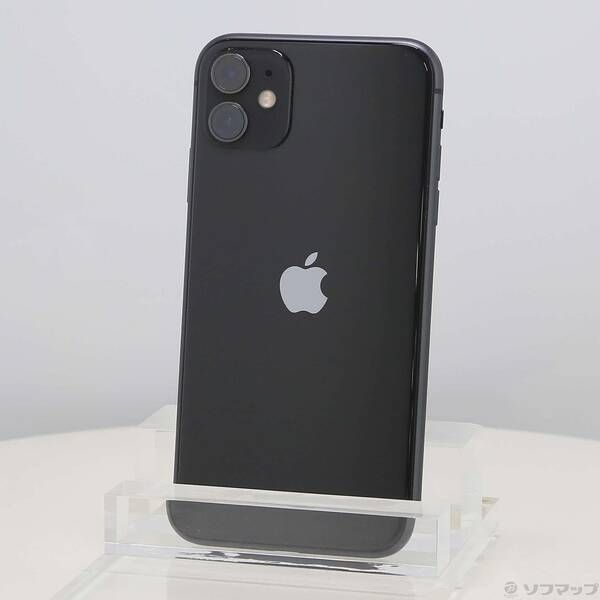 ソフマップ 〔中古品〕 iPhone11 128GB ブラック MWM02J／A SIMフリー【258】
