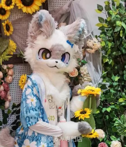 犬　猫　着ぐるみ ヘッド全頭　ヘッド ケモノ ファースーツ ぬいぐるみ コスプレ コスチューム Kurumi 一点物 B731