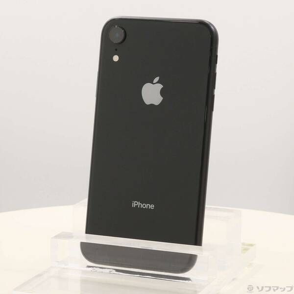 ソフマップ 〔中古品〕 iPhoneXR 64GB ブラック MH6U3J／A SIMフリー【258】