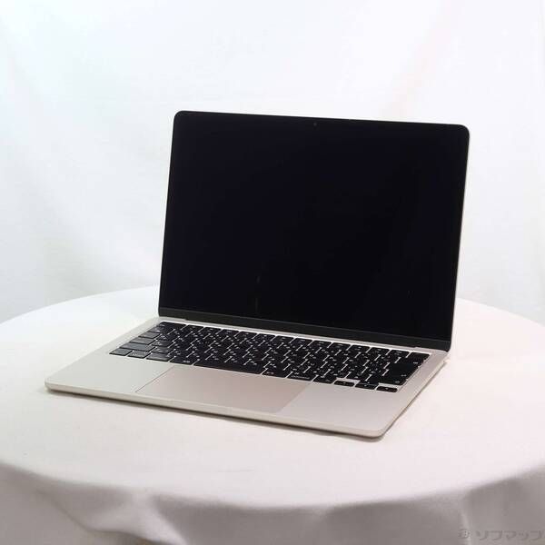 ソフマップ 〔中古品〕 MacBook Air 13.6-inch Early-2024 MXCU3J／A Apple M3 8コアCPU_10コアGPU 16GB SSD512GB スターライト 〔26.3 Tahoe〕【258】