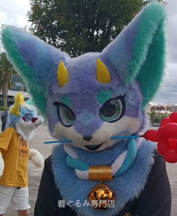 犬　猫　着ぐるみ ヘッド全頭　ヘッド ケモノ ファースーツ ぬいぐるみ コスプレ コスチューム Kurumi 一点物 B741