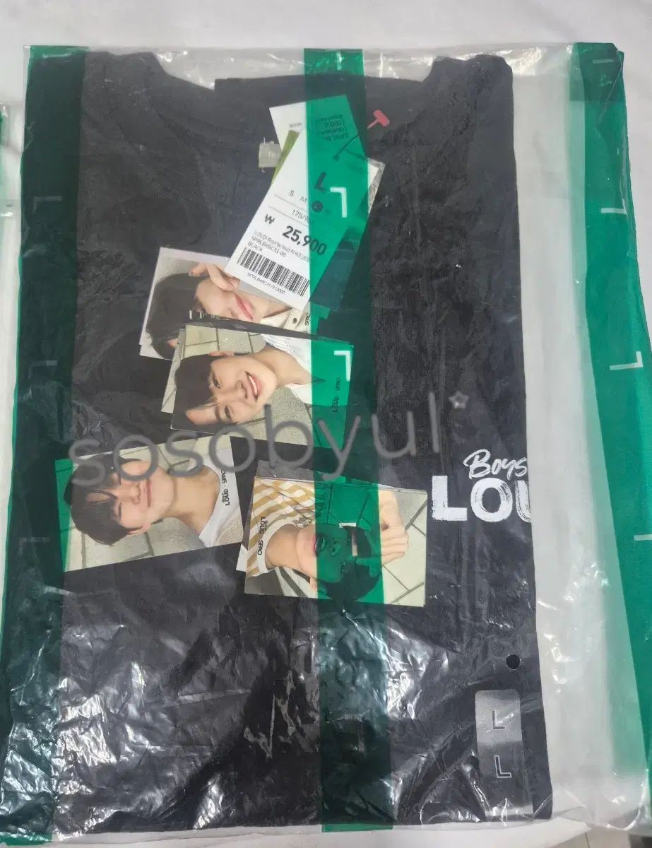 (未開封) LOUD x SPAO Tシャツ Lサイズ トレカ 付き