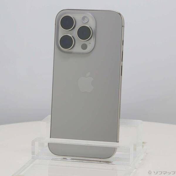 ソフマップ 〔中古品〕 iPhone15 Pro 128GB ナチュラルチタニウム MTU93J/A SIMフリー【269】