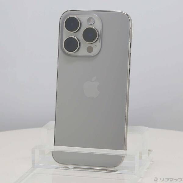 ソフマップ 〔中古品〕 iPhone15 Pro 128GB ナチュラルチタニウム MTU93J／A SIMフリー【262】