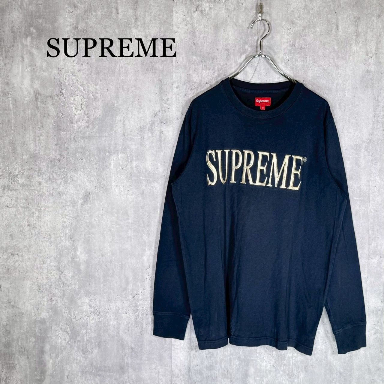 『SUPREME』シュプリーム（M）シュプリーム ゴールドロゴ ロンT