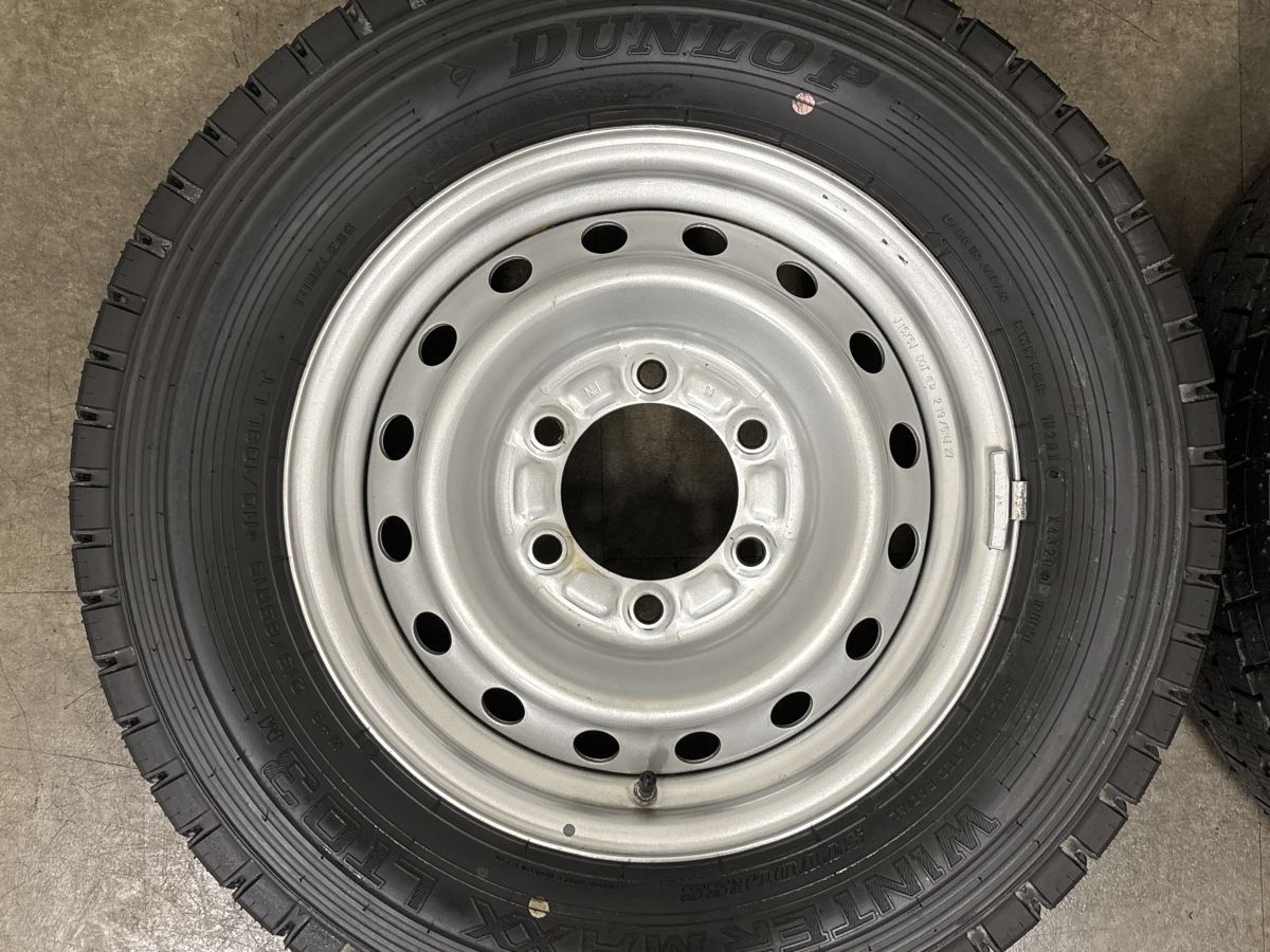 純正品】トヨタ カムロード 純正 15in 5J +30 PCD139.7 ダンロップ 