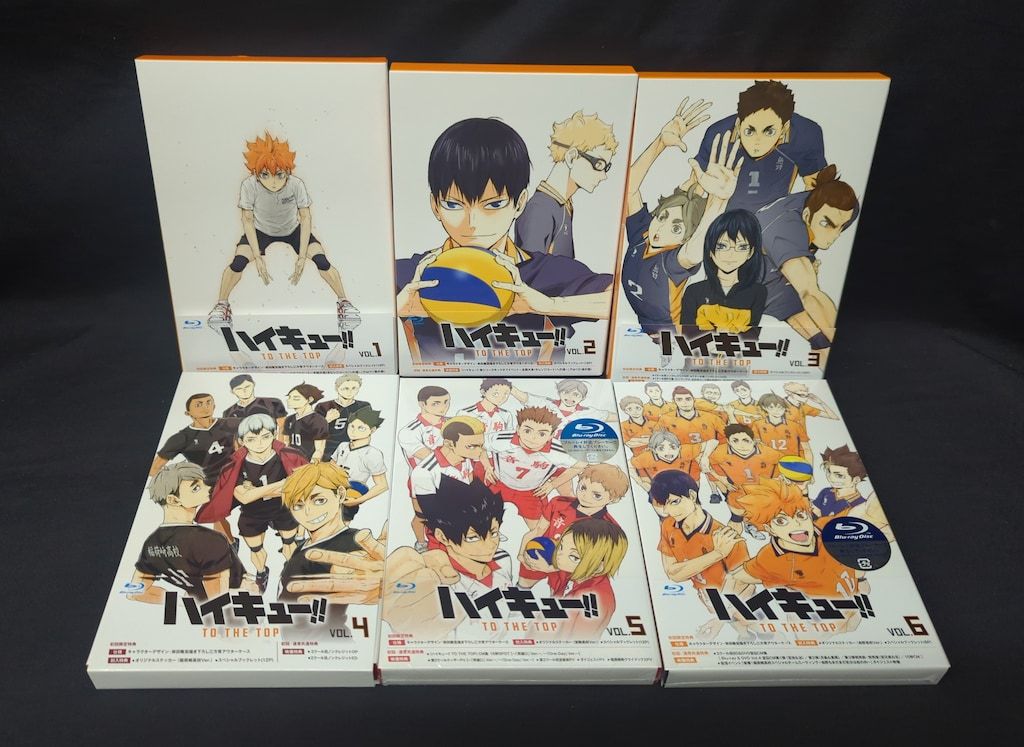 アニメBlu-ray ハイキュー!! TO THE TOP 初回生産限定版 全6巻 セット