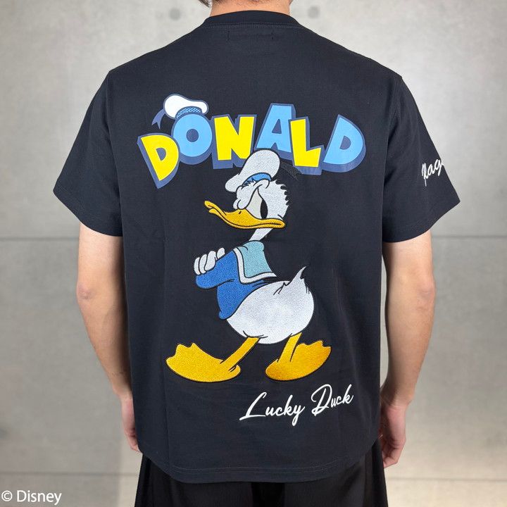 FLAG STAFF ドナルドダック 半袖 Tシャツ 462521 フラッグスタッフ DONALD DUCK 刺繍