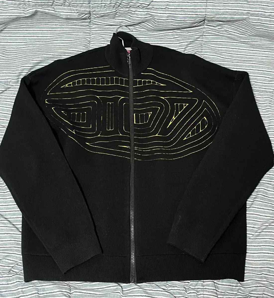 diesel ディーゼル カーディガン XL ロゴ シルク DIESEL - DIESEL