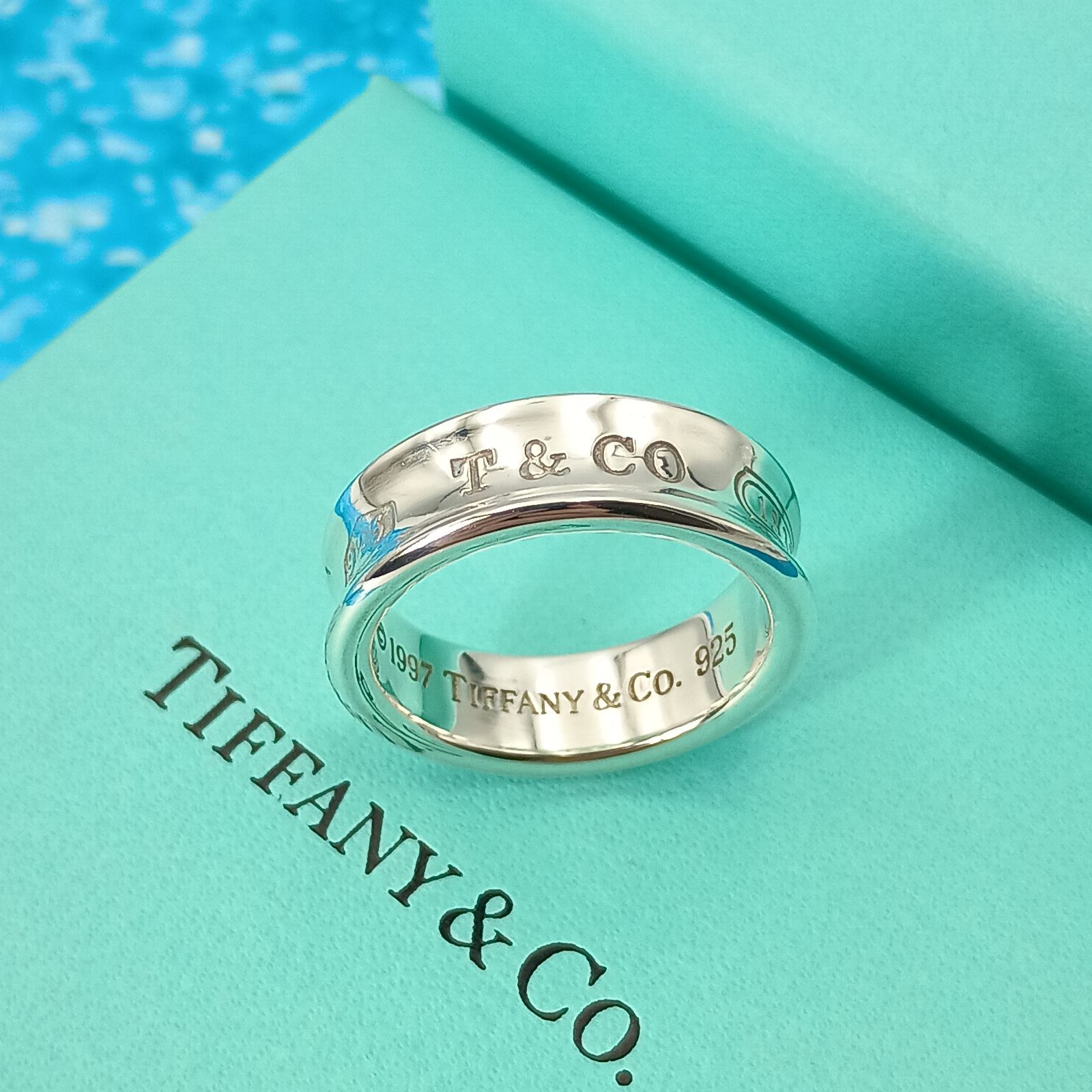 TIFFANY&Co.　ティファニー 　17号　 ナローリング　メンズ　 レディース　シルバー925　 指輪　1837