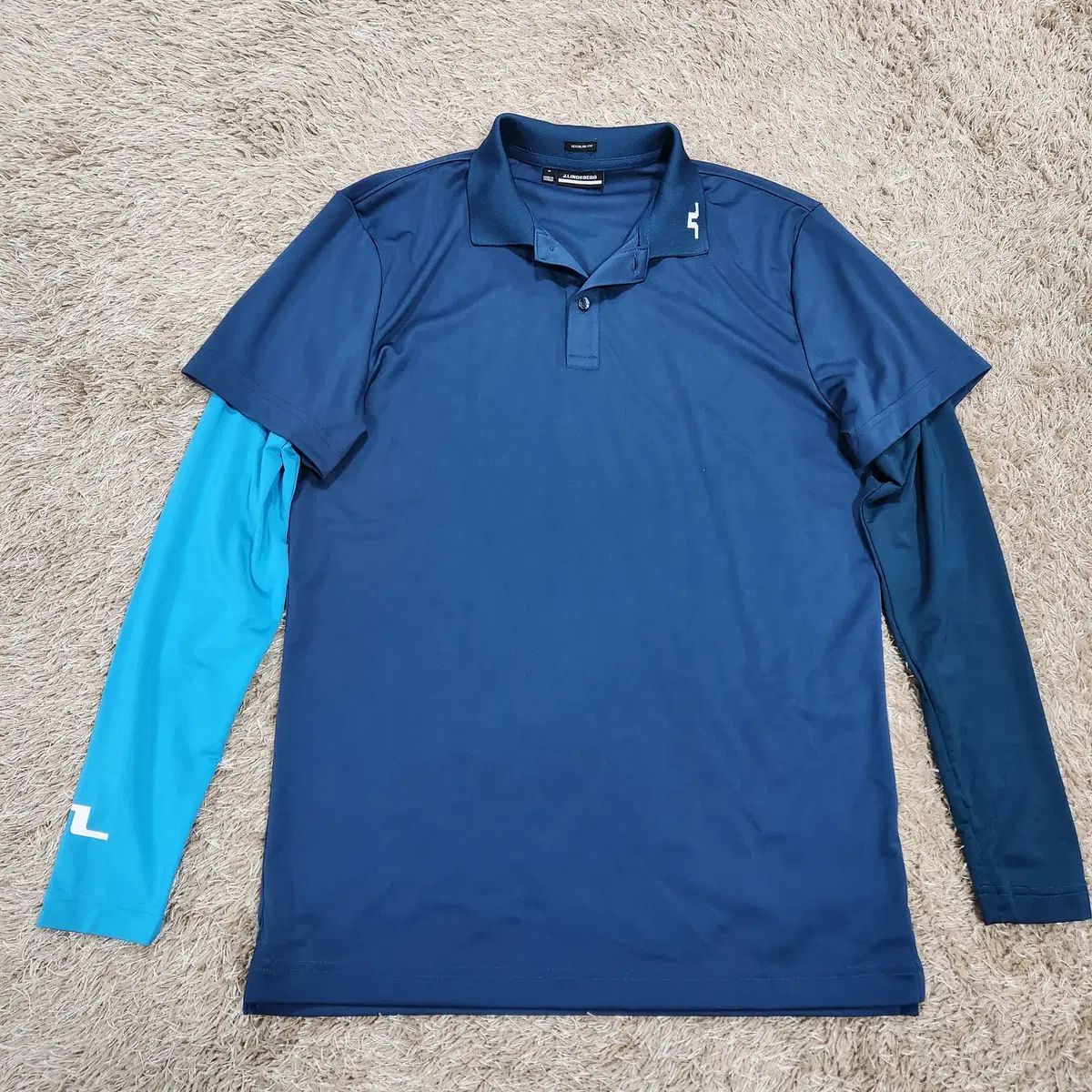 (ヴィンテージボックス) J.LINDEBERG (J.リンドバーグ) 正規品 ゴルフ Tシャツ 長袖Tシャツ メンズ M