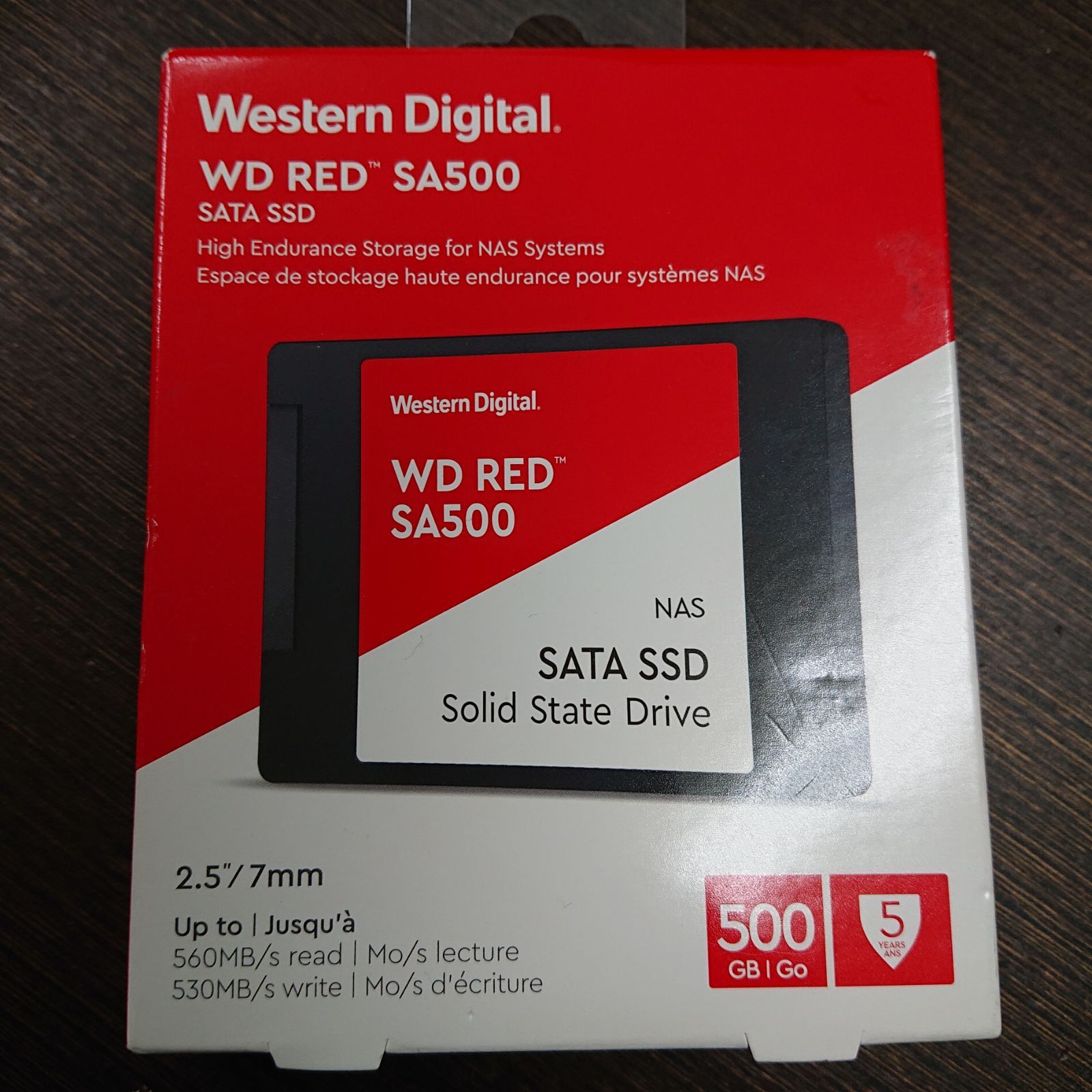 新品未開封 SSD 500GB Western Digital WD Red SA500 SATA ◆管理番号 x6875