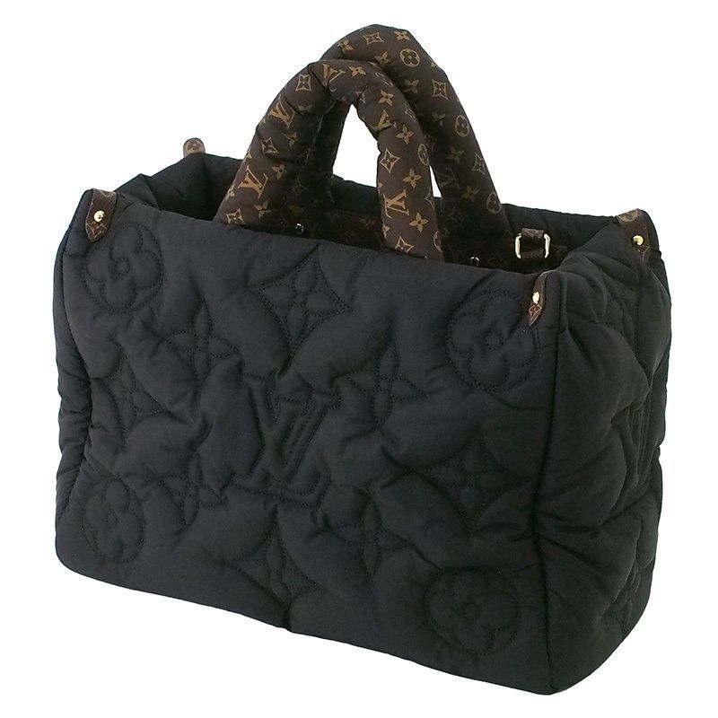 ルイ・ヴィトン LOUIS VUITTON オンザゴー GM LV ピロー 2WAY トートバッグ ナイロン モノグラム M59005