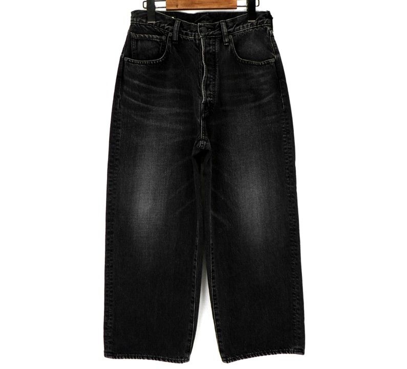 マインデニム MINEDENIM 【 S.Wide Straight Cropped 5pocket USD 2603 1002 95 322 】 ワイド ストレート クロップド 5ポケット ユーズド 加工 デニム パンツ 49818