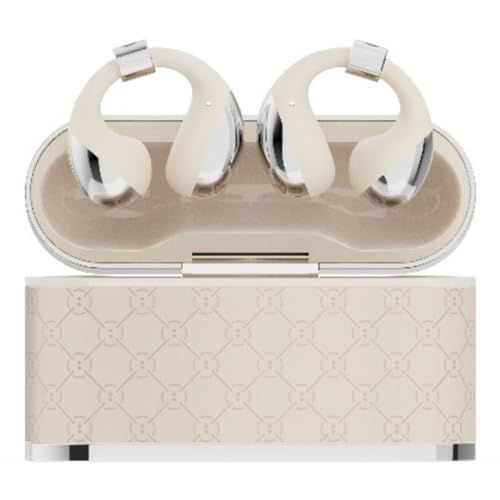 BUTTONS Clip (クリームホワイト) クリップ型イヤホン イヤーカフ イヤホン (Bluetooth5.4 / マイク付き/iOS Android 対応 / IP54レベル 防水) AI搭載 ノイズキャンセリング 国内正規品(沖縄・ 8a31fbbd