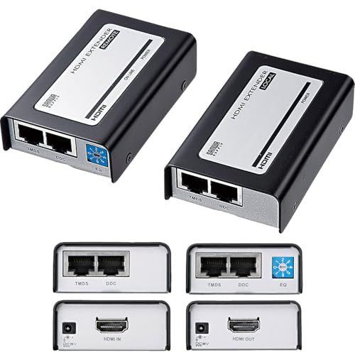 サンワサプライ アウトレット HDMI 延長器 エクステンダー 長距離 最大60m 1080p フルHD LANケーブル 音声 映像延長 HDCP対応 VGA-EXHD(沖縄・離島の方発送不可）) c4030dcb