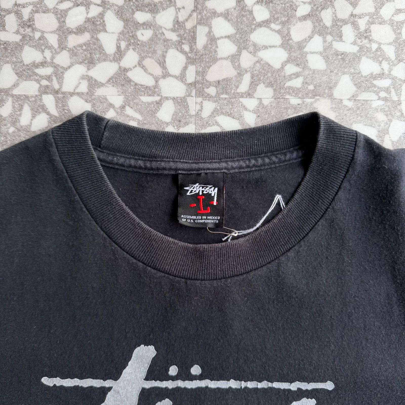 STUSSY / 00's skull Design T-shirt オールドステューシー スカル