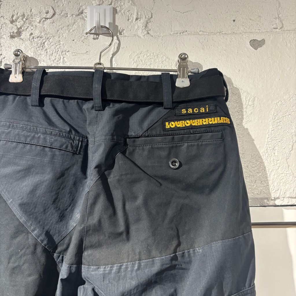 未使用　sacat 21-02449M ワークパンツ オリーブグリーン sacai サカイ Hank Willis Thomas イージーパンツ 21-02449M ブラック