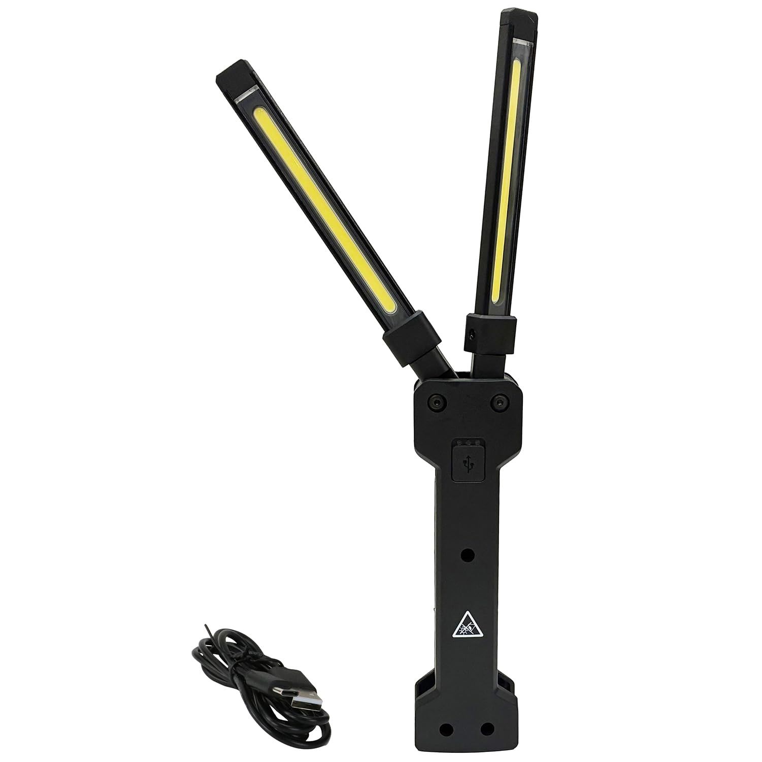 SK11(エスケー11) 充電式LEDワークライト 2灯 メイン1000lm(無段階調光)/トップ200lm 180度開閉+回転 底面マグネット 360度回転フック USB-タイプC充電 SLW-1000DMFDas