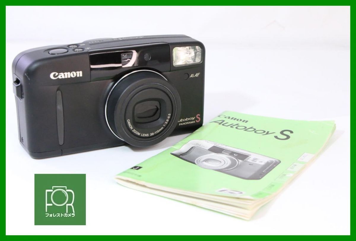 【動作保証・点検済】良品■Canon Autoboy S ﾌﾞﾗｯｸ (6506115)■■フラッシュも完動■13621