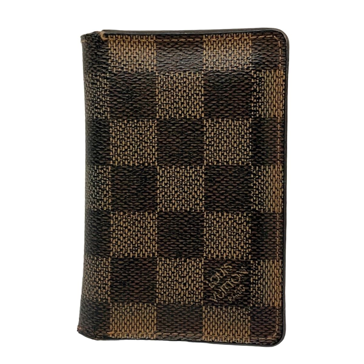 LOUIS VUITTON(ルイヴィトン) カードケース ダミエ オーガナイザードゥポッシュ N61721 エベヌ