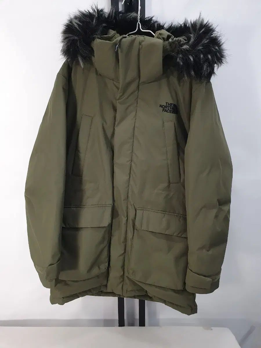 THE NORTH FACE ザノースフェイス ダウン 白ラベラ カーソン ダウン パーカ カーキ L