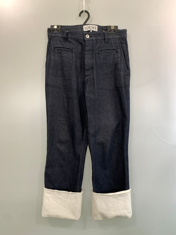 【中古品】 LOEWE ロエベ 1720889 フィッシャーマンジーンズ デニムパンツ ボトムス 【152-260508-AS-26-min】