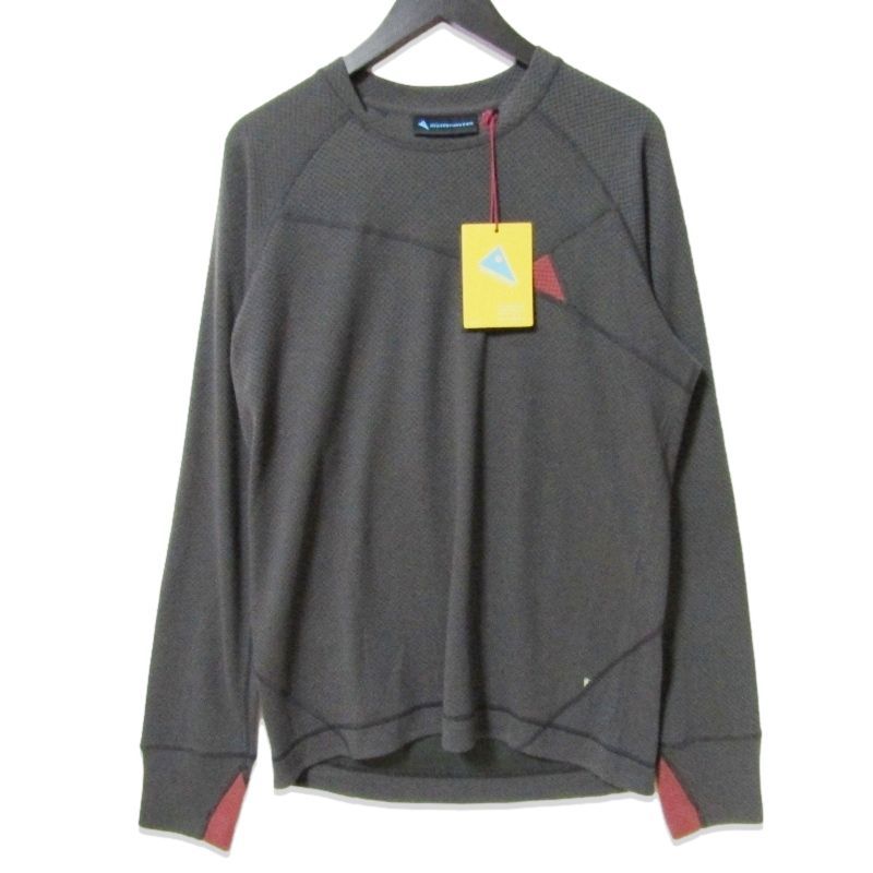 未使用 Klattermusen クレッタルムーセン Huge Crew M's 20644 フーゲクルー 長袖Tシャツ ミッドレイヤー Raven M 27113517
